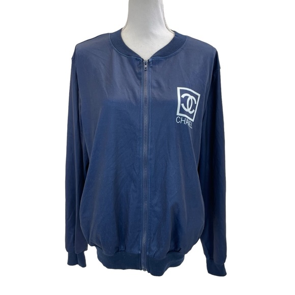 CC Fashion Bomber Jacket M/L Blue - Picture 2 of 14